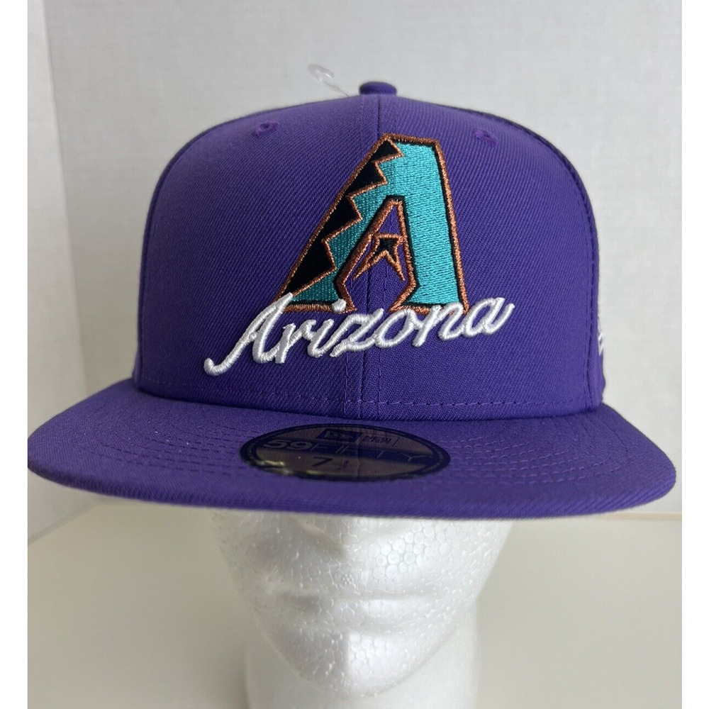 Arizona Diamondbacks New Era 7 1/2 Fitted Hat Vintage Color Way Cooperstown NEW